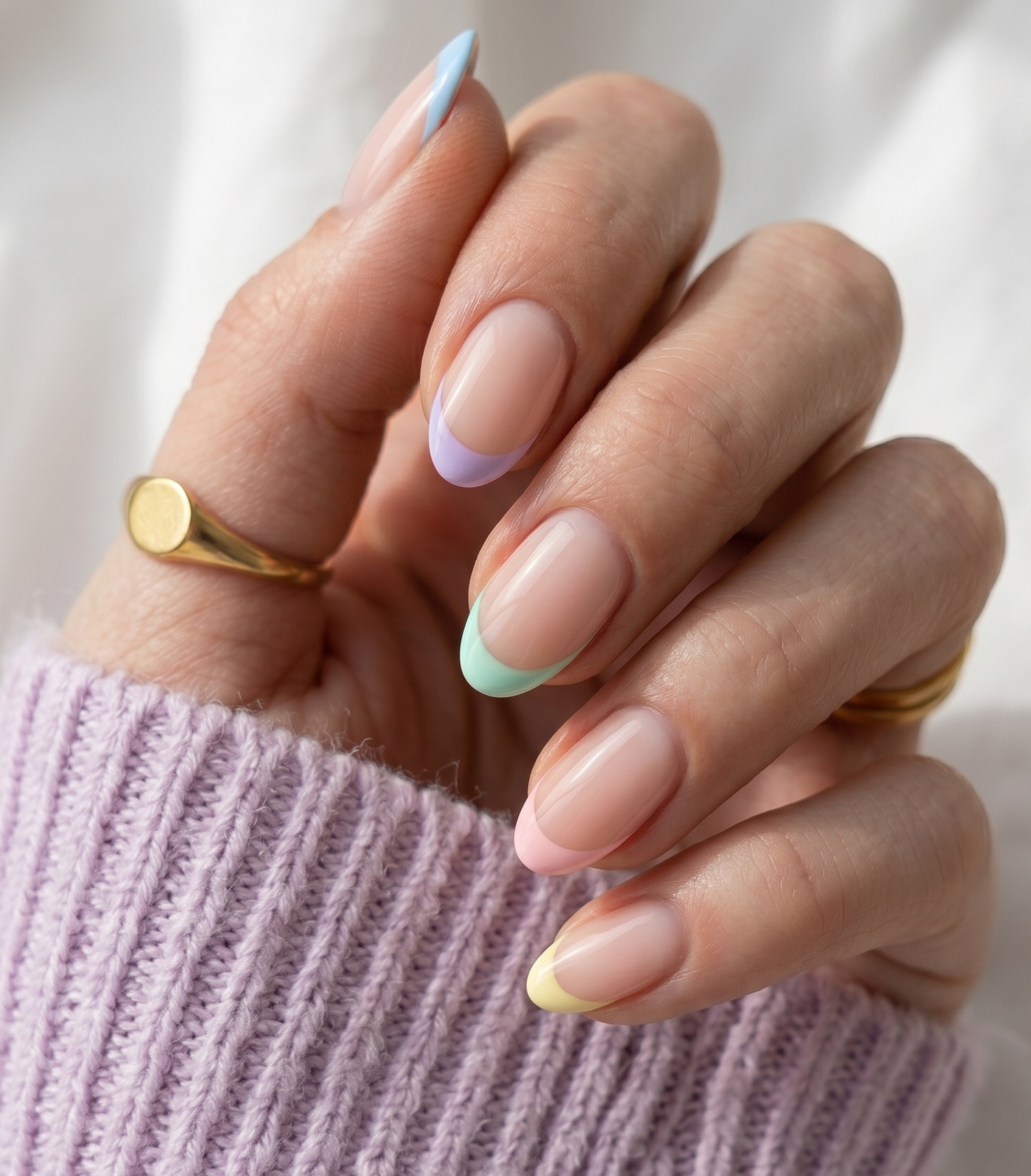 Bunte French Tips